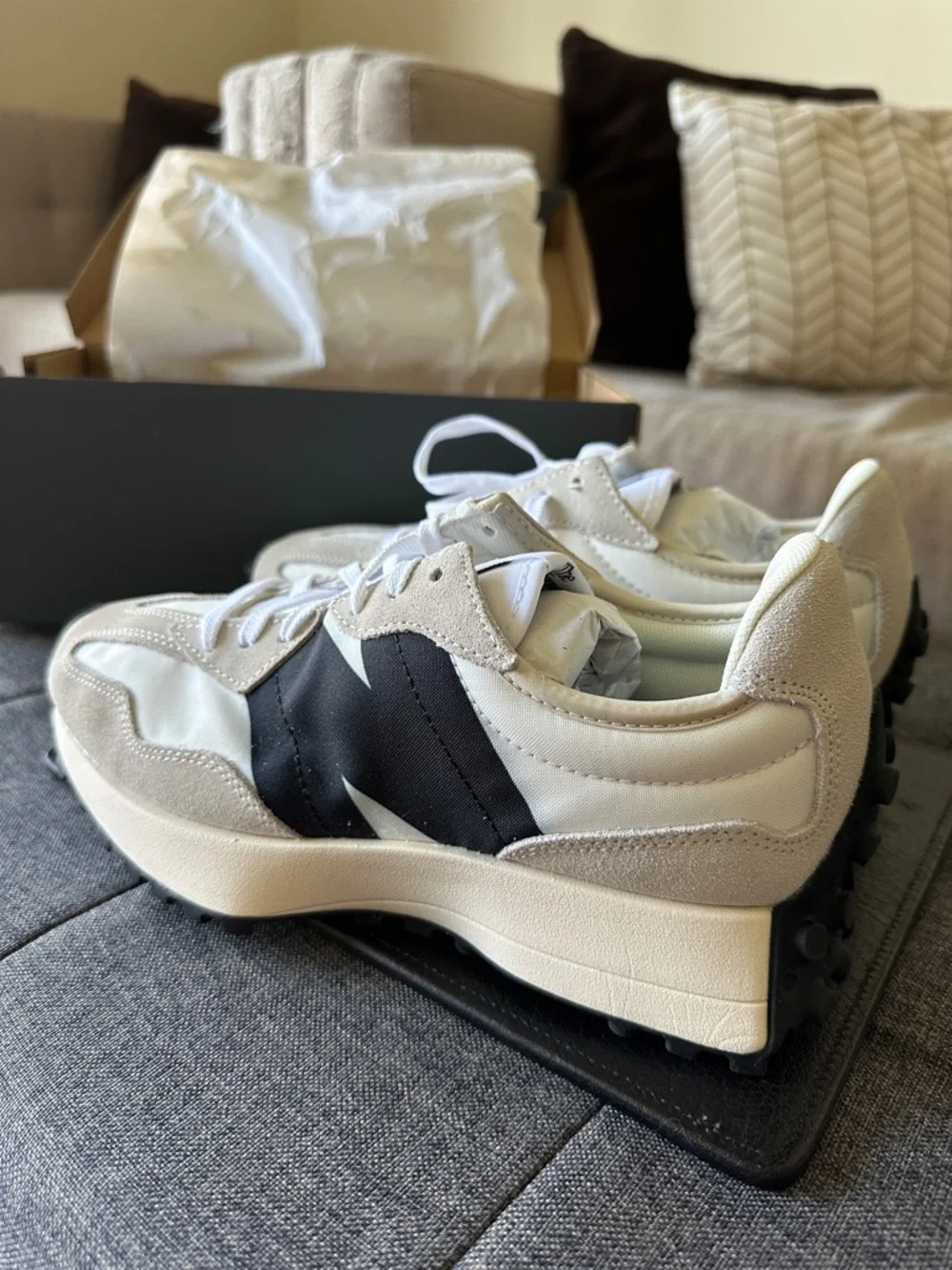 Women’s New Balance 327 Sneakers (WS327FE) - Picture 3 of 7